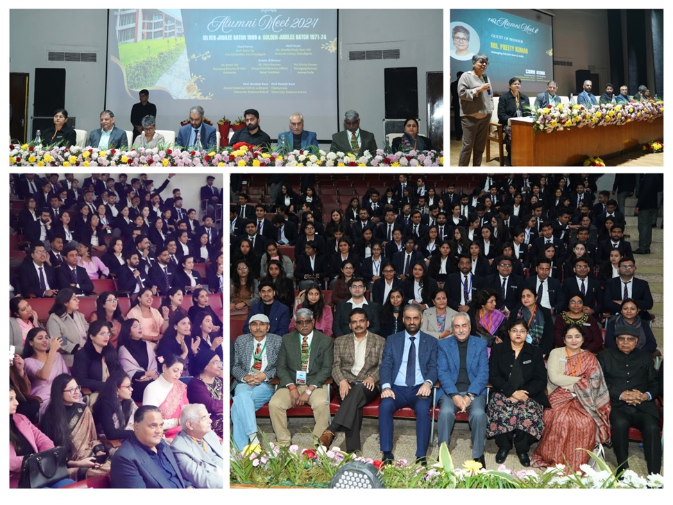 यूनिवर्सिटी बिजनेस स्कूल, पंजाब यूनिवर्सिटी ने प्रतिष्ठित व्यक्तियों और सांस्कृतिक उत्सवों के साथ स्वर्ण जयंती, रजत जयंती और पूर्व छात्रों की बैठक मनाई